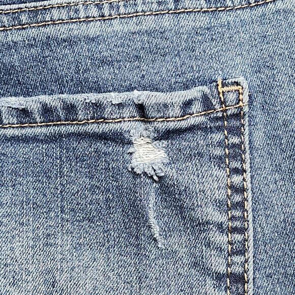 D Jeans Womens Size‎ 6 30x29 Blue Mid Rise Skinny Stretch Distressed Denim D. - Picture 13 of 15